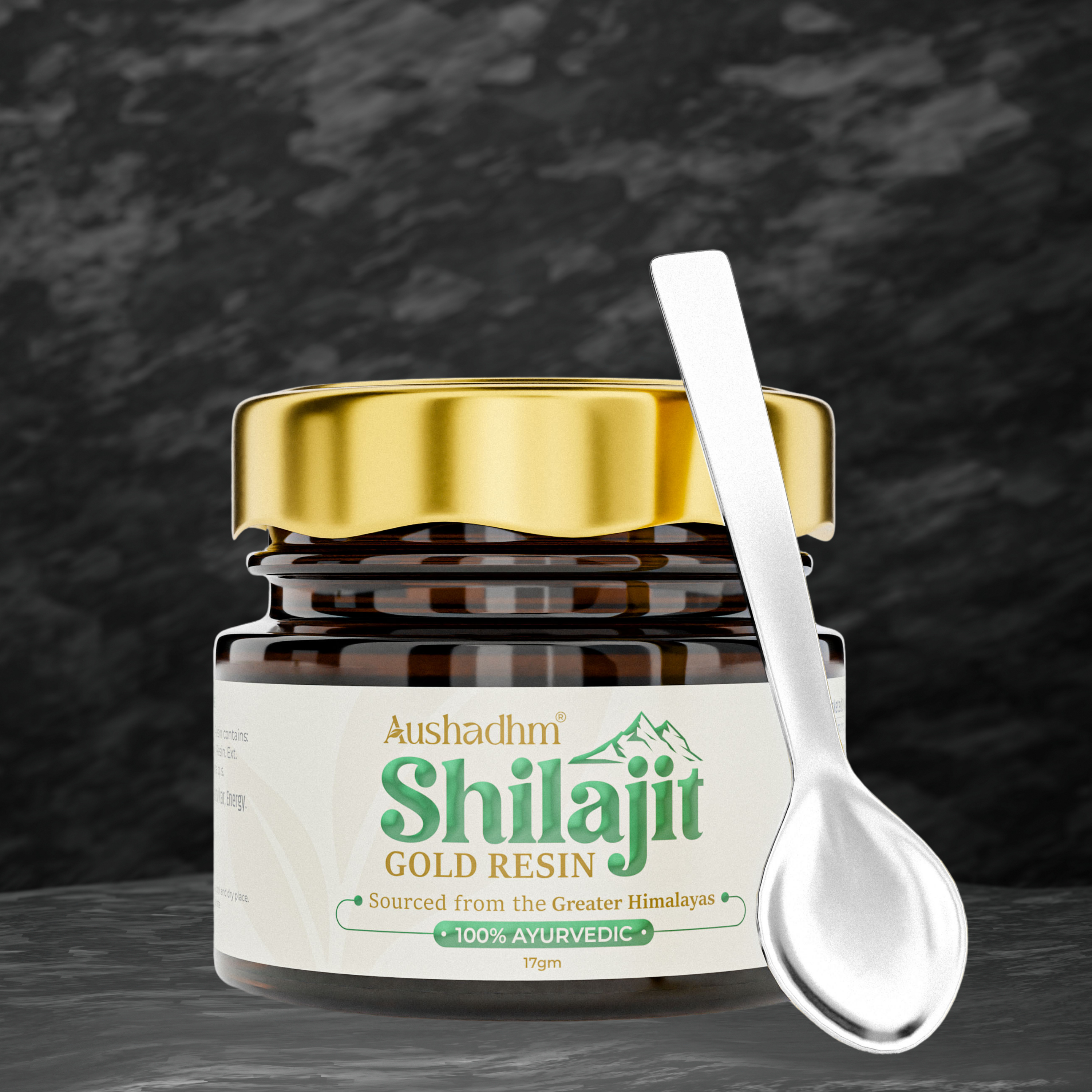 Himalayan Shilajit Pure Resin - 17 Gms | Boosts Performance, Strength & Stamina, Improves Endurance & Builds Muscle Mass