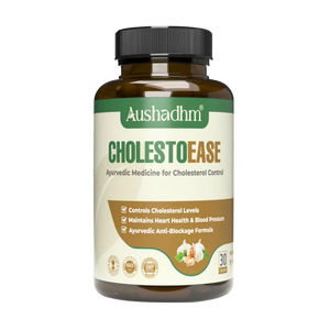 CholestoEase  Ayurvedic Medicine to Control Cholesterol & Support Heart Health (Ministry of Ayush Approved)