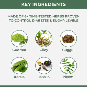 SugarEase Ayurvedic Medicine to Control Diabetes & Blood Sugar Levels (Ministry of Ayush Approved)