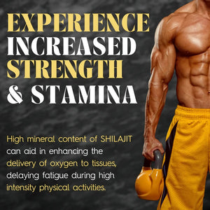 Shilajit 17 Gms | Boosts Performance, Strength & Stamina, Improves Endurance & Builds Muscle Mass