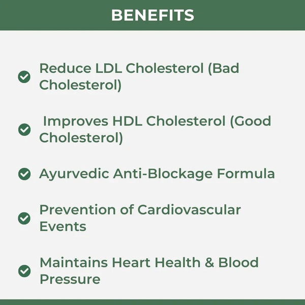 CholestoEase  Ayurvedic Medicine to Control Cholesterol & Support Heart Health (Ministry of Ayush Approved)
