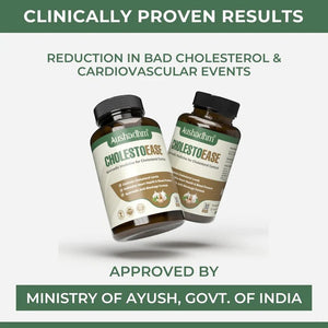CholestoEase  Ayurvedic Medicine to Control Cholesterol & Support Heart Health (Ministry of Ayush Approved)